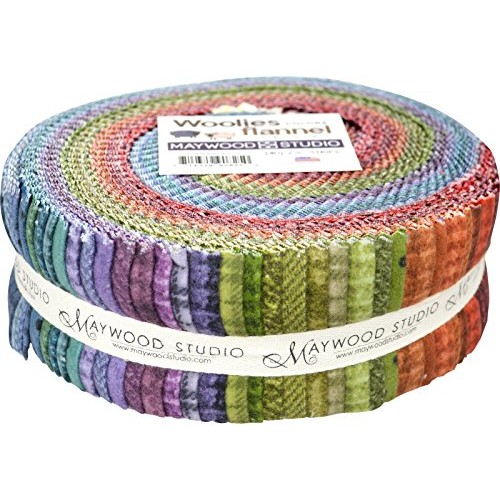 Bonnie Sullivan Woolies Flannel Colors Strips 40 2.5-inch Strips J...