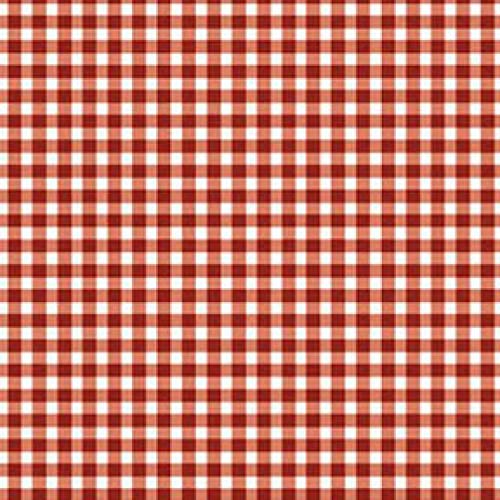 Red, White, Gingham, Check, Accent Fabric, Beautiful Basics, Maywo...