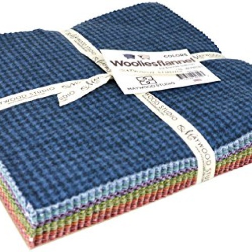 Woolies Flannel Colors Assortment 42 - 10 x 10 Inches Squares