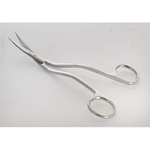 Mazbot 6 Inch Bent Handle Curved Embroidery Scissors---Perfect for...