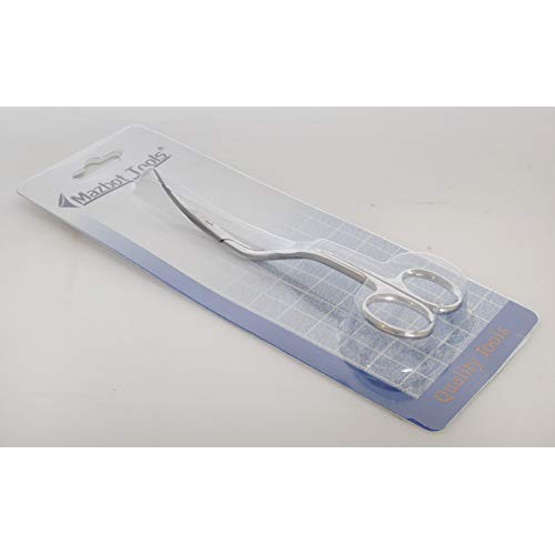 Mazbot 6 Inch Bent Handle Curved Embroidery Scissors---Perfect for...