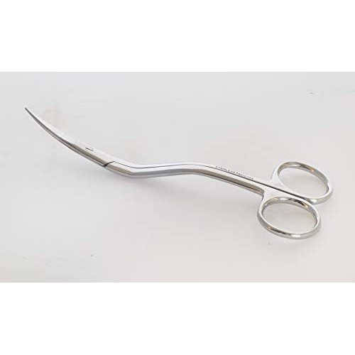 Mazbot 6 Inch Bent Handle Curved Embroidery Scissors---Perfect for...