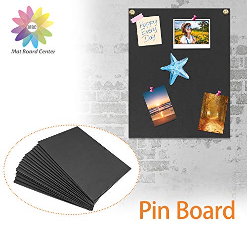 Mat Board Center, Acid Free Foam Boards 11 x 14 Inch, Black Foam C...
