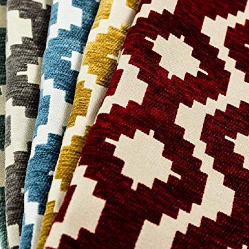 McAlister Textiles Arizona | Charcoal Grey Tribal Abstract Pattern...