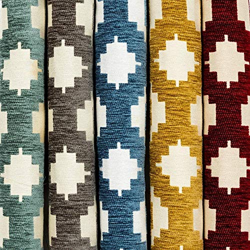 McAlister Textiles Arizona | Charcoal Grey Tribal Abstract Pattern...