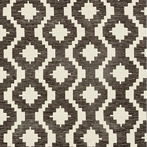 McAlister Textiles Arizona | Charcoal Grey Tribal Abstract Pattern...