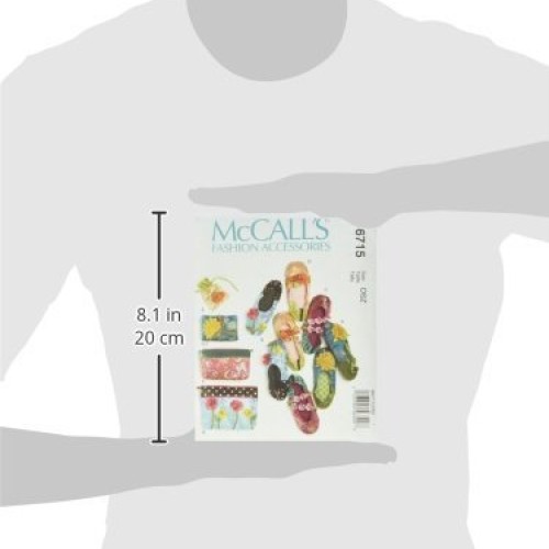 McCall Patterns M6715 Slippers, Jewelry Pouch, Zipper Bags and Jew...