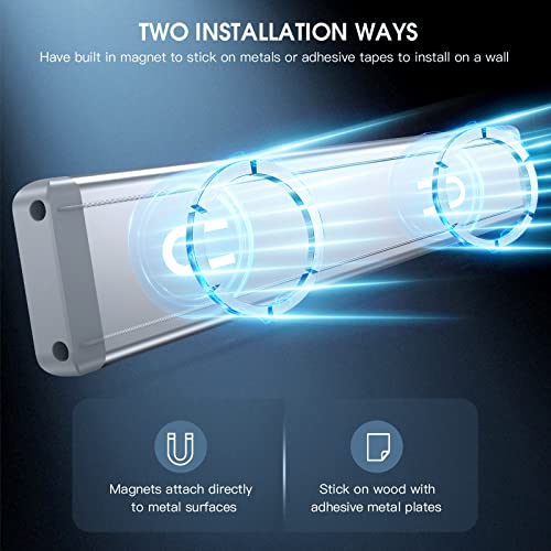 Under Cabinet Lights, 63 LED Rechargeable Battery Operated Motion ...
