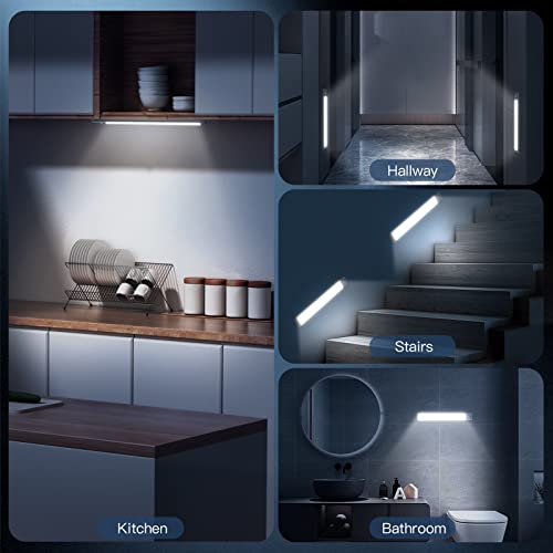Under Cabinet Lights, 63 LED Rechargeable Battery Operated Motion ...