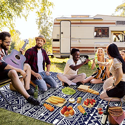 MCOW Outdoor Rug Waterproof 5x8 for Patio Clearance, Reversible ...