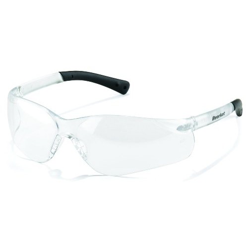 Crews BK310 BearKat 3 Polycarbonate Clear Lens Safety Glasses with...