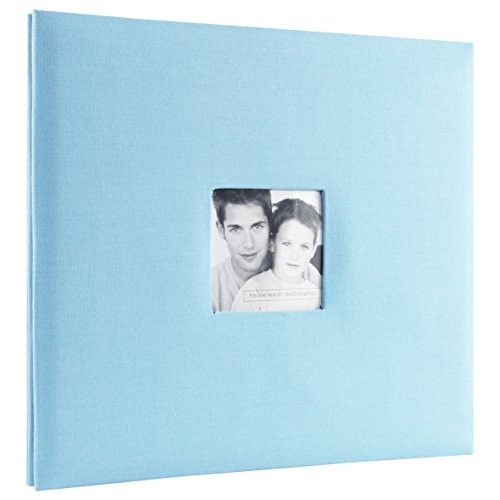 MCS MBI 13.5x12.5 Inch Fashion Fabric Scrapbook Album with 12x12 I...