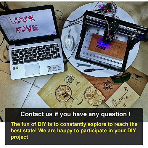 Upgrade 3000MW Laser Engraver CNC 3018 Pro Router Kit Engraving Ma...