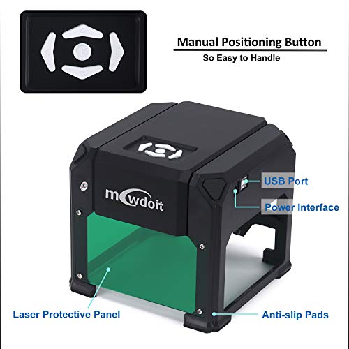 Upgrade 3000mW Laser Engraving Machine, Mcwdoit Desktop Laser Engr...