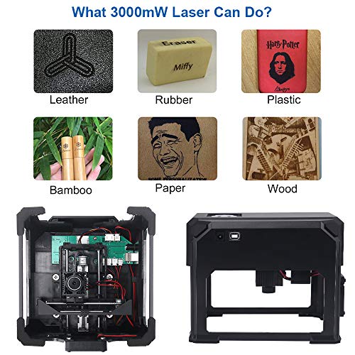 Upgrade 3000mW Laser Engraving Machine, Mcwdoit Desktop Laser Engr...