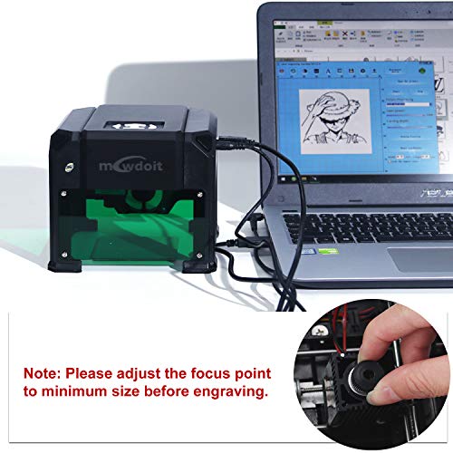 Upgrade 3000mW Laser Engraving Machine, Mcwdoit Desktop Laser Engr...