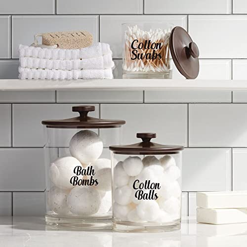 mDesign Home Organization Labels - Preprinted Label Stickers for B...