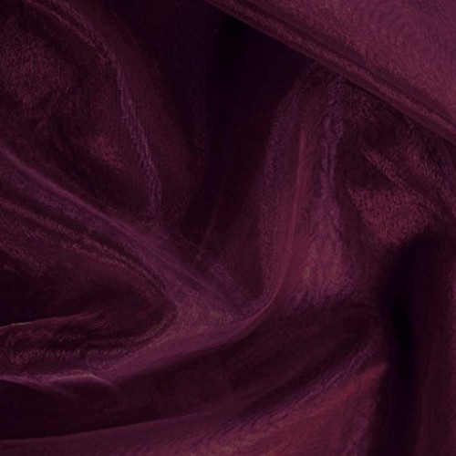 mds Pack of 10 Yard Bridal Solid Sheer Organza Fabric Bolt for Wed...