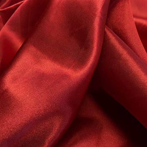 mds Pack of 10 Yard Charmeuse Bridal Solid Satin Fabric for Weddin...