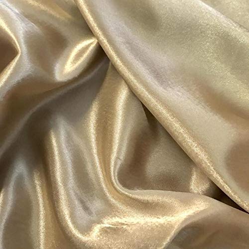 mds Pack of 10 Yard Charmeuse Bridal Solid Satin Fabric for Weddin...