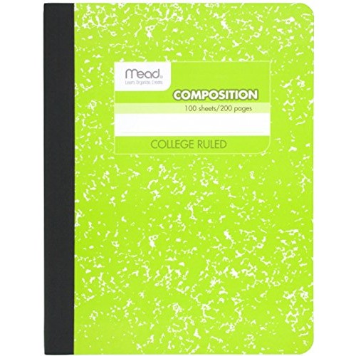 Mead Composition Book, 6 Pack of Cute Notebooks, College Ruled pap...