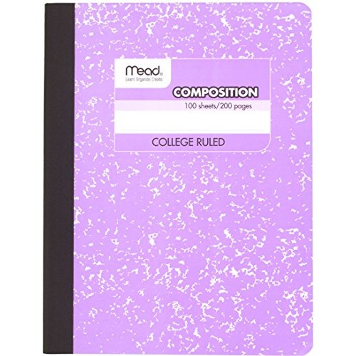 Mead Composition Book, 6 Pack of Cute Notebooks, College Ruled pap...