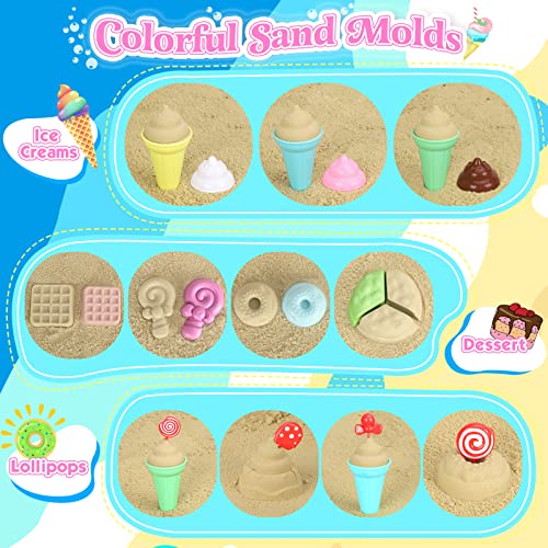 Collapsible Beach Toys Set for Kids Toddlers Girls, Collapsible Sa...