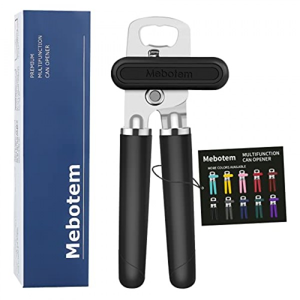 Mebotem 10 Colors Can Opener Manual Handheld Heavy Duty Hand