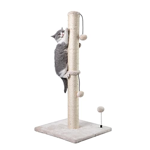 MECOOL 34” Tall Cat Scratching Post Premium Basics Kitten Scratche...