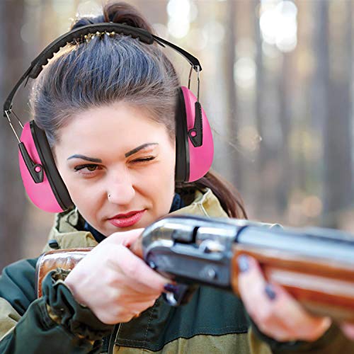 Ear Muffs Noise Protection - Pink Hearing Protection and Noise Can...