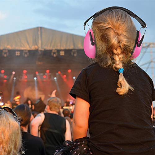 Ear Muffs Noise Protection - Pink Hearing Protection and Noise Can...