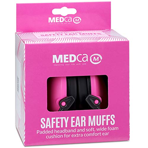Ear Muffs Noise Protection - Pink Hearing Protection and Noise Can...