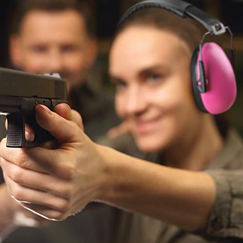 Ear Muffs Noise Protection - Pink Hearing Protection and Noise Can...