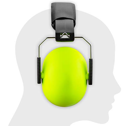 Hearing Protection Ear Muffs - Lime Green Hearing Protection and N...