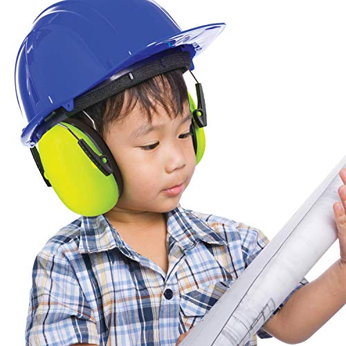 Hearing Protection Ear Muffs - Lime Green Hearing Protection and N...