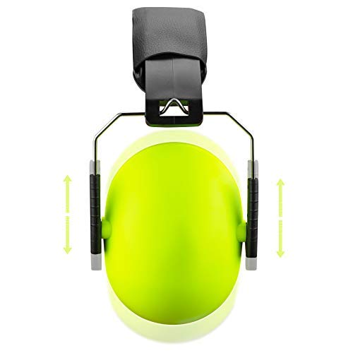 Hearing Protection Ear Muffs - Lime Green Hearing Protection and N...