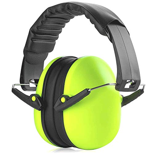 Hearing Protection Ear Muffs - Lime Green Hearing Protection and N...