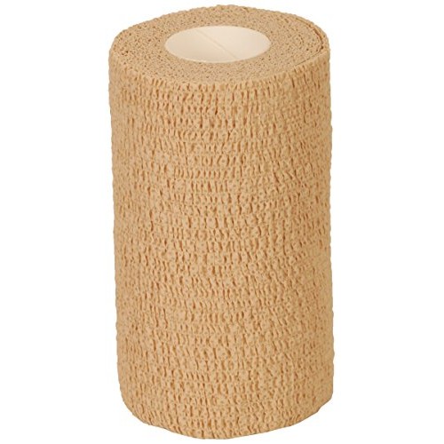 Medline Caring Self-Adherent Cohesive Wrap Bandage with Latex, Non...