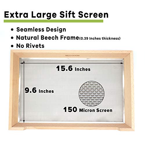 Trimming Tray for Herbs and Buds Large Two-Tier Trim Tray 150 Micr...