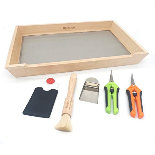 Trimming Tray for Herbs and Buds Large Two-Tier Trim Tray 150 Micr...
