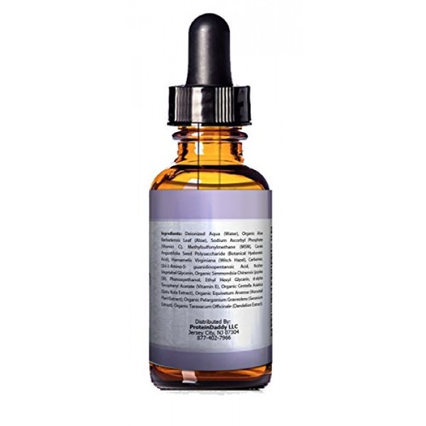 DOUBLE SIZED 2 oz PURE VITAMIN C SERUM FOR FACE 20% With Hyaluro...