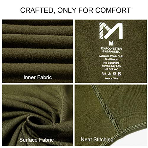 Men’s Thermal Underwear Set, Sport Long Johns Base Layer for Male,...