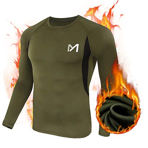 Men’s Thermal Underwear Set, Sport Long Johns Base Layer for Male,...