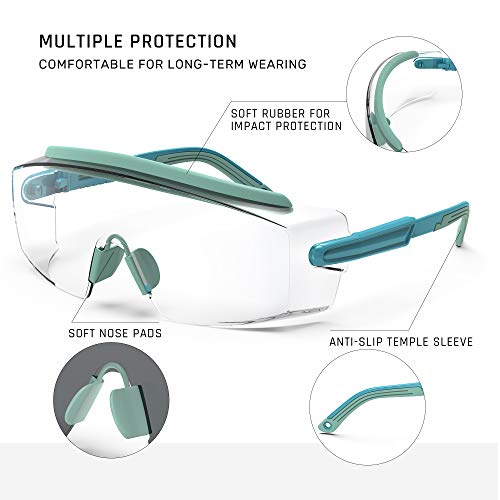 Anti Fog Safety Glasses, Goggles In Glasses Anti-Scratch Glasses W...