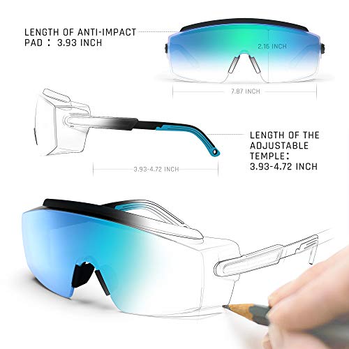 Fashion safety glasses, anti-UV and anti-scratch safety glasses, g...