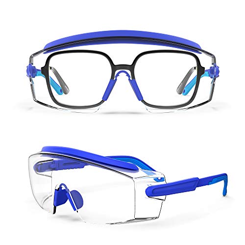 MEIGIX Anti Fog Safety Glasses Safety Goggles Over Glasses Protect...