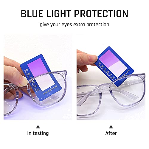 Protective Eyewear Stylish Safety Glasses, Clear Anti-Fog Anti-Scr...