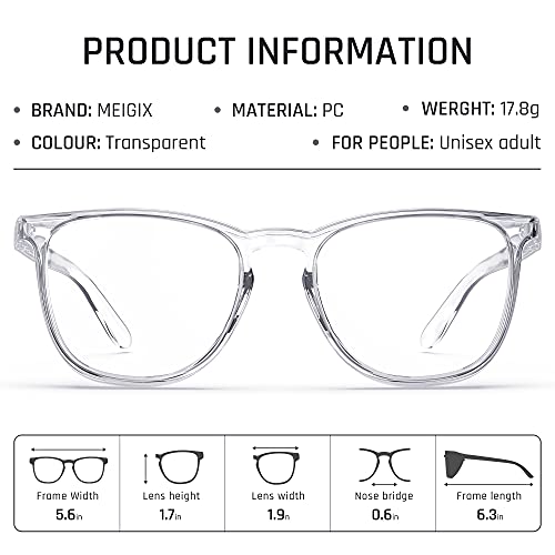 Stylish Safety Glasses, Clear Anti-Fog Anti-Scratch Protective Gla...