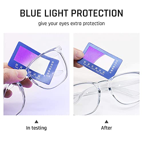 Stylish Safety Glasses, Clear Anti-Fog Anti-Scratch Protective Gla...