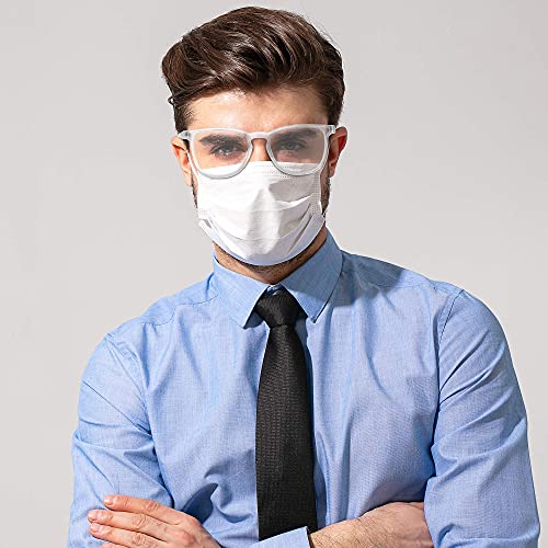 Stylish Safety Glasses, Clear Anti-Fog Anti-Scratch Protective Gla...